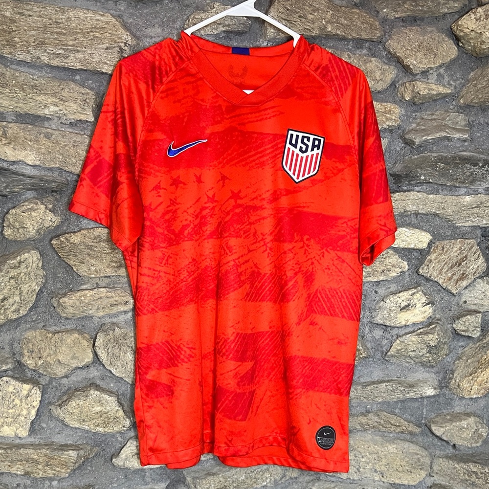 Nike Red USA Men's Jersey